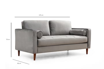 Mirrilnesh Soffa 2-sits - Ljusgrå - Möbler - Vardagsrum - Soffor - 2-sits soffor
