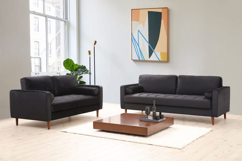 Mirrilnesh Soffa 2-sits - Svart - Möbler - Vardagsrum - Soffor - 2-sits soffor