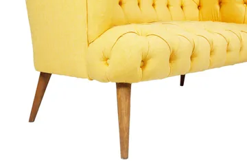 Monroew 2-sits Soffa - Gul/Natur - Möbler - Vardagsrum - Soffor - 2-sits soffor