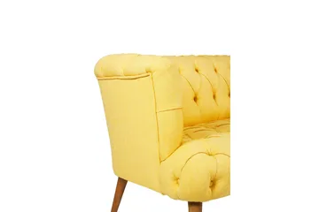 Monroew 2-sits Soffa - Gul/Natur - Möbler - Vardagsrum - Soffor - 2-sits soffor