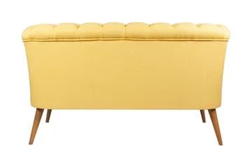 Monroew 2-sits Soffa - Gul/Natur - Möbler - Vardagsrum - Soffor - 2-sits soffor