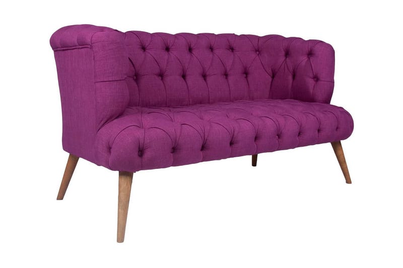 Monroew 2-sits Soffa - Lila/Natur - Möbler - Vardagsrum - Soffor - 2-sits soffor