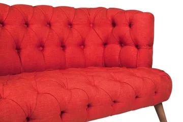 Monroew 2-sits Soffa - Röd/Natur - Möbler - Vardagsrum - Soffor - 2-sits soffor