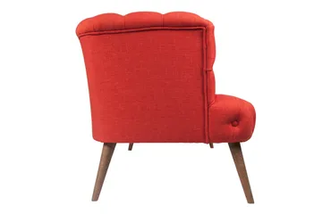Monroew 2-sits Soffa - Röd/Natur - Möbler - Vardagsrum - Soffor - 2-sits soffor