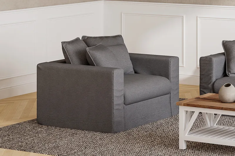 Monte Carlo Lyx 2-sits Soffa - Grå - Möbler - Vardagsrum - Soffor - 2-sits soffor