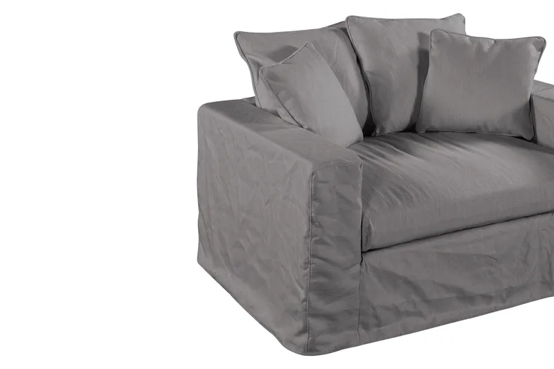 Monte Carlo Lyx 2-sits Soffa - Grå - Möbler - Vardagsrum - Soffor - 2-sits soffor
