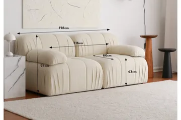 Murum Soffa 2-sits - Vit - Möbler - Vardagsrum - Soffor - 2-sits soffor