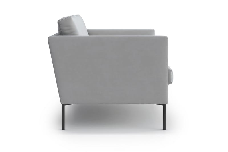 NOAK 2-sits Soffa Sammet/Grå - Möbler - Vardagsrum - Soffor - 2-sits soffor