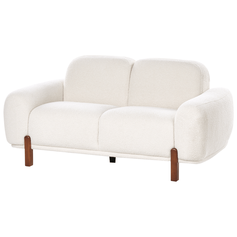 2-sits soffa Odnes i Bouclé - Vit - Möbler - Vardagsrum - Soffor - 2-sits soffor