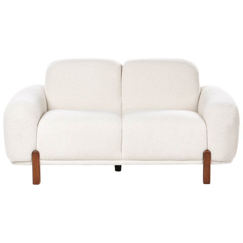 2-sits soffa Odnes i Bouclé - Vit - Möbler - Vardagsrum - Soffor - 2-sits soffor