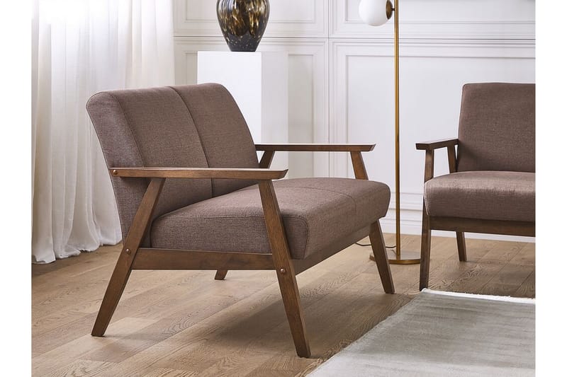ORDRUP 2-sits Soffa Brun - Möbler - Vardagsrum - Soffor - 2-sits soffor