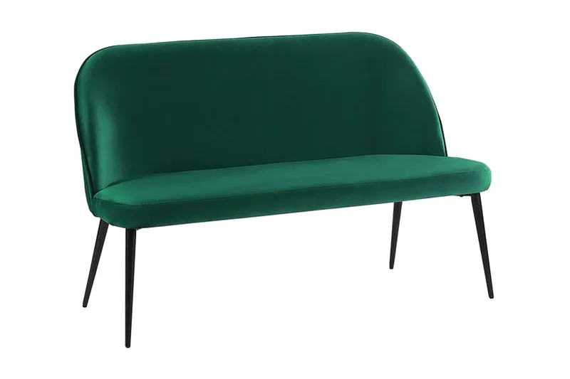 Osbyn 2-sits Soffa - Sammet/Mörkgrön - Möbler - Vardagsrum - Soffor - 2-sits soffor