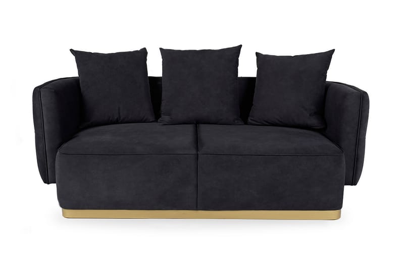 Patoka Soffa 2-sits Svart - 2-sits soffor