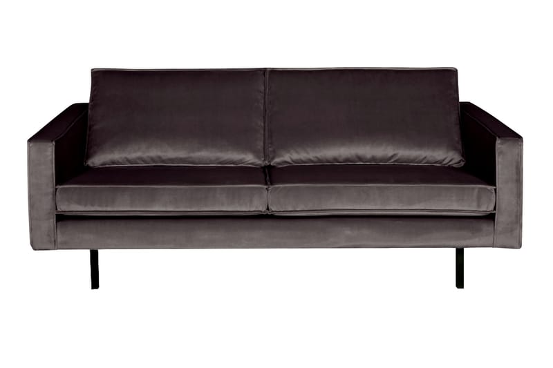 RAFAELE 2,5-sits Sammetssoffa Antracit - Möbler - Vardagsrum - Soffor - 2-sits soffor