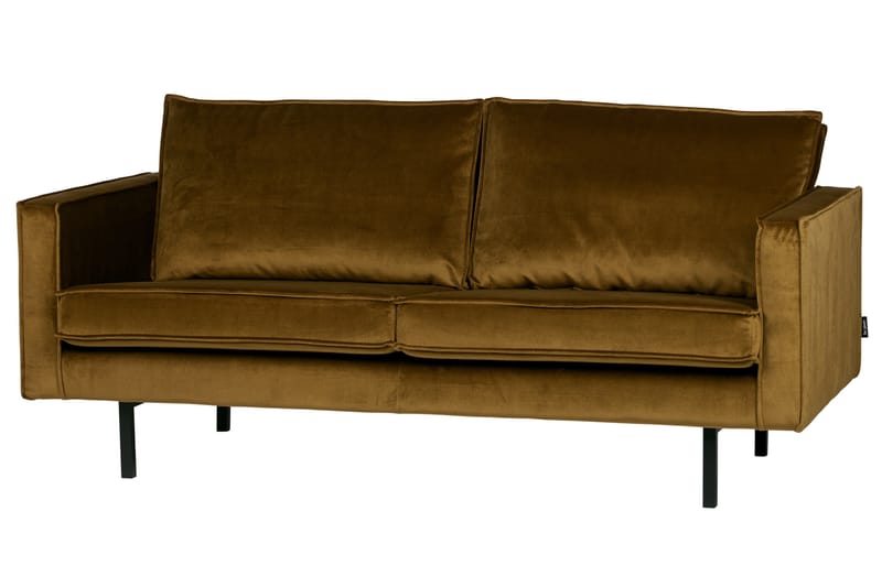 RAFAELE 2,5-sits Sammetssoffa Honungsgul - Möbler - Vardagsrum - Soffor - 2-sits soffor