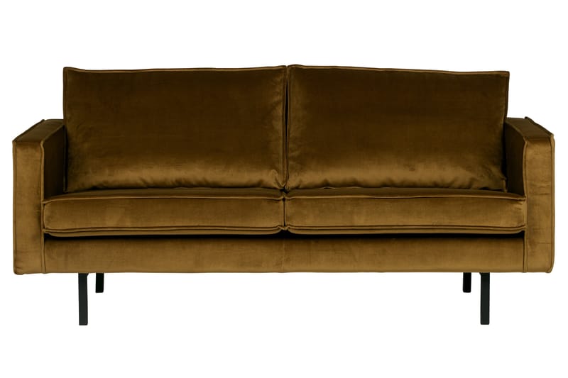 RAFAELE 2,5-sits Sammetssoffa Honungsgul - Möbler - Vardagsrum - Soffor - 2-sits soffor