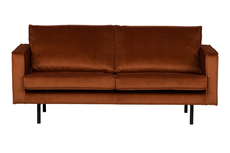 RAFAELE 2,5-sits Sammetssoffa Rost - Möbler - Vardagsrum - Soffor - 2-sits soffor