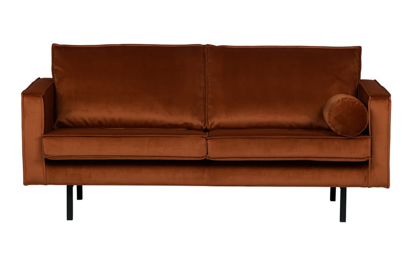 RAFAELE 2,5-sits Sammetssoffa Rost - Möbler - Vardagsrum - Soffor - 2-sits soffor