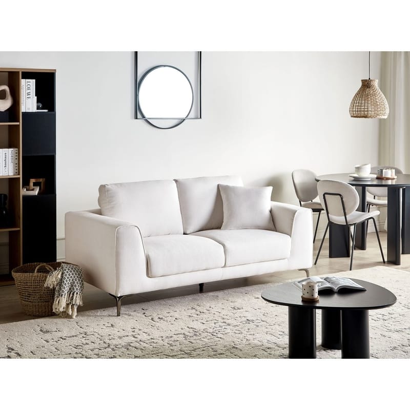 2-sits soffa Reinen - Vit, Svart - Möbler - Vardagsrum - Soffor - 2-sits soffor