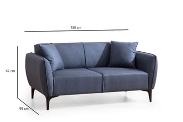 Rossland Soffa 2-sits - Blå - Möbler - Vardagsrum - Soffor - 2-sits soffor