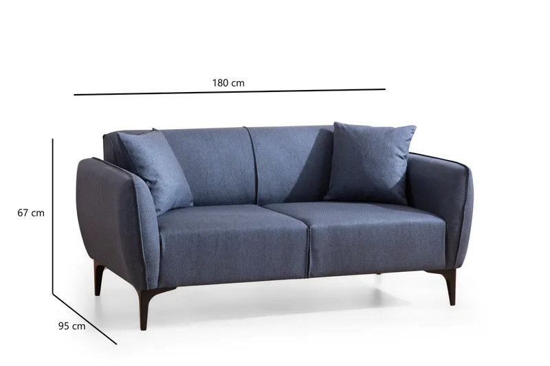 Rossland Soffa 2-sits - Blå - Möbler - Vardagsrum - Soffor - 2-sits soffor