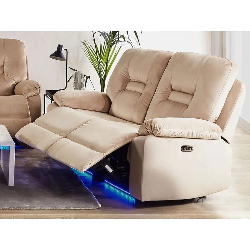 2-sits soffa Rovik - Beige - Möbler - Vardagsrum - Soffor - Reclinersoffor & Biosoffor