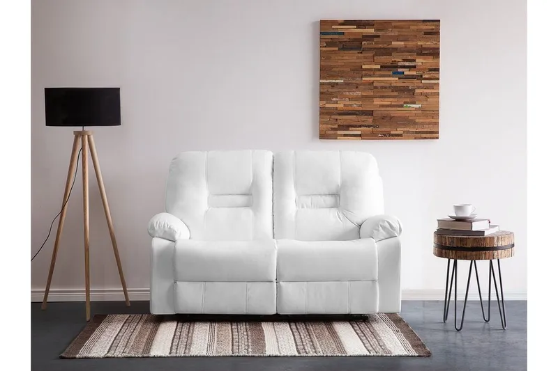 Rovik Soffa 2 Sits - Vit - Möbler - Vardagsrum - Soffor - Reclinersoffor & Biosoffor