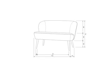 Serra Soffa 2-sits - Khaki - Möbler - Vardagsrum - Soffor - 2-sits soffor