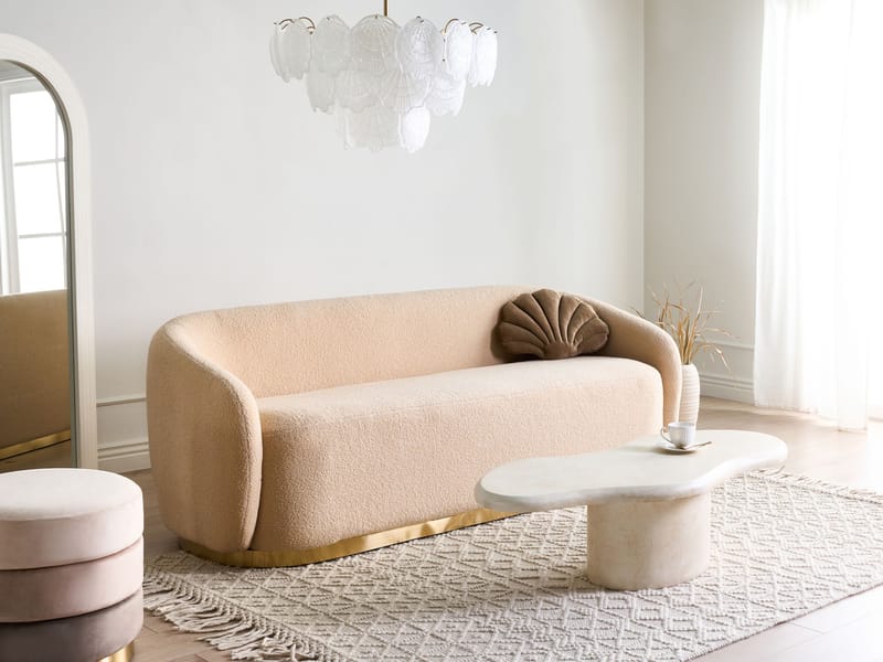 2-sits soffa Sipo - Beige - Möbler - Vardagsrum - Soffor - 2-sits soffor