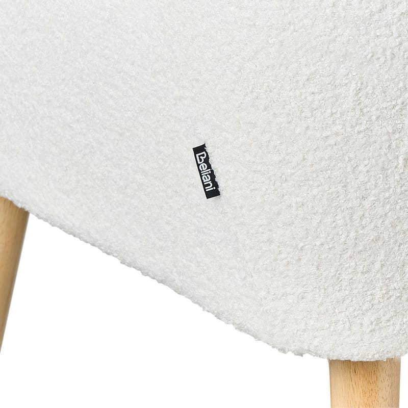 2-sits soffa Skibby - Vit, ljust trä - Förvaring - Småförvaring - Förvaringsställ - Pallställ