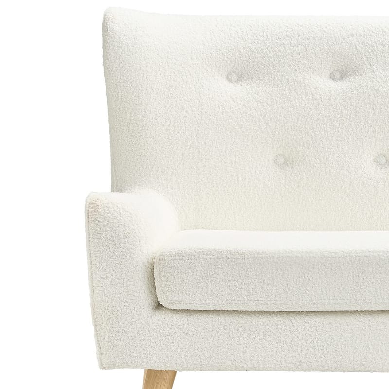 2-sits soffa Skibby - Vit, ljust trä - Förvaring - Småförvaring - Förvaringsställ - Pallställ