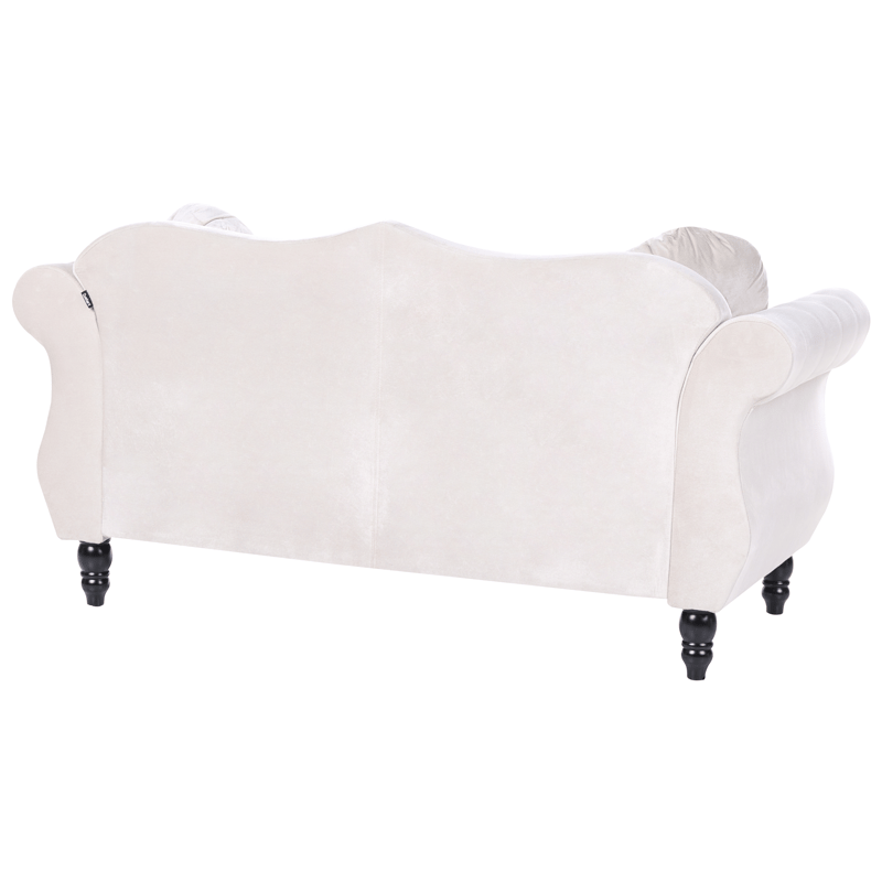 2-sits soffa Skien - Ljusbeige - Möbler - Vardagsrum - Soffor - Sammetssoffor