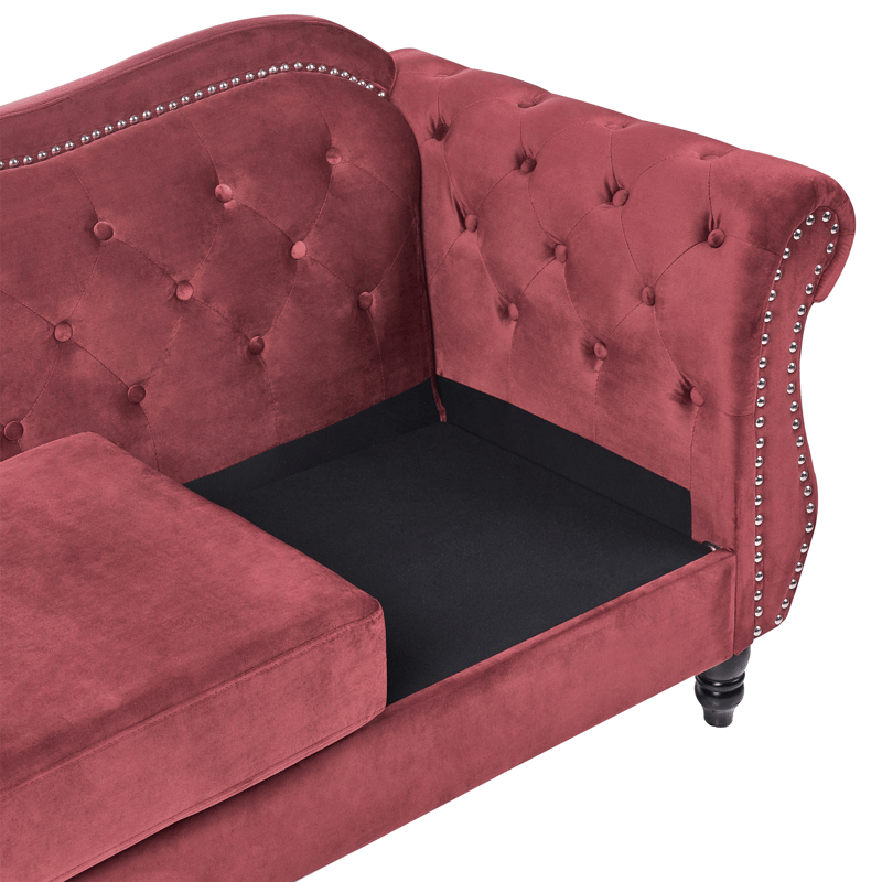 2-sits soffa Skien - Mörkröd - Möbler - Vardagsrum - Soffor - Sammetssoffor