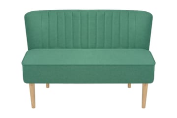 Soffa 117x55,5x77 cm tyg grön