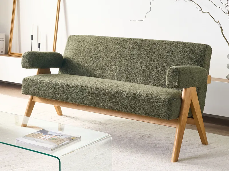 2-sits soffa Tamre - Grön, Ljusbrun - Möbler - Vardagsrum - Soffor - 2-sits soffor