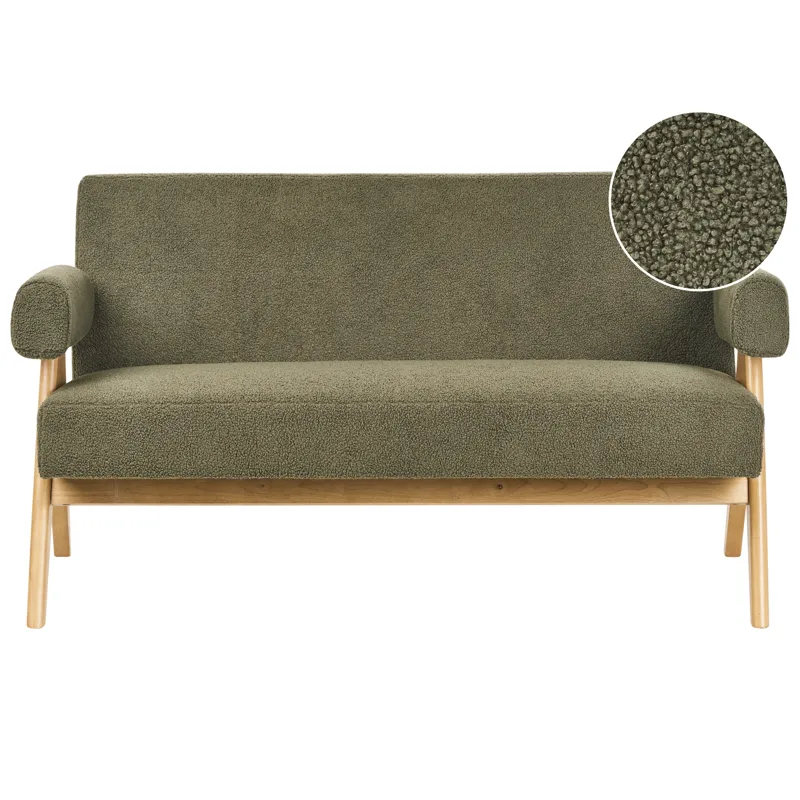 2-sits soffa Tamre - Grön, Ljusbrun - Möbler - Vardagsrum - Soffor - 2-sits soffor