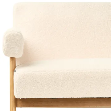 2-sits soffa Tamre - Off-white, ljusbrun - Möbler - Vardagsrum - Soffor - 2-sits soffor