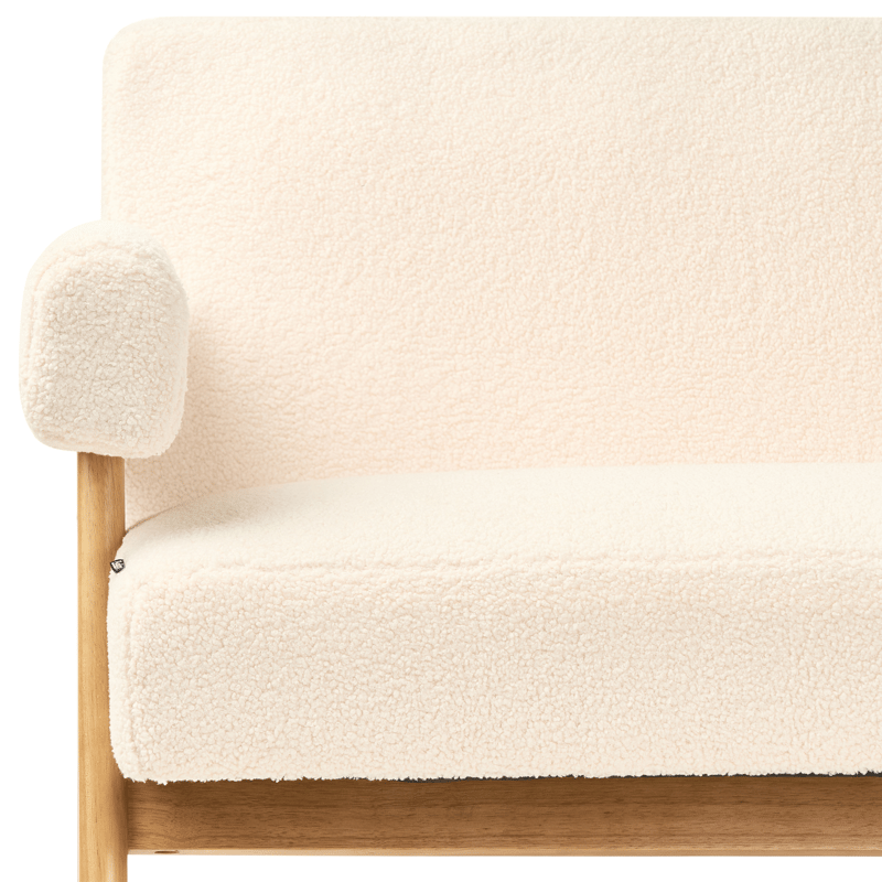 2-sits soffa Tamre - Off-white, ljusbrun - Möbler - Vardagsrum - Soffor - 2-sits soffor