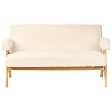 2-sits soffa Tamre - Off-white, ljusbrun - Möbler - Vardagsrum - Soffor - 2-sits soffor
