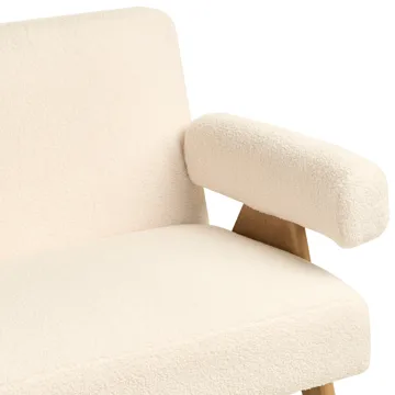 2-sits soffa Tamre - Off-white, ljusbrun - Möbler - Vardagsrum - Soffor - 2-sits soffor