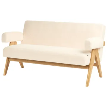 2-sits soffa Tamre - Off-white, ljusbrun - Möbler - Vardagsrum - Soffor - 2-sits soffor
