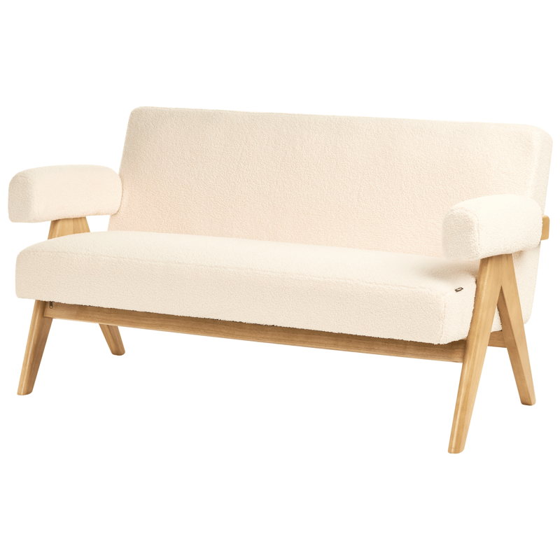 2-sits soffa Tamre - Off-white, ljusbrun - Möbler - Vardagsrum - Soffor - 2-sits soffor