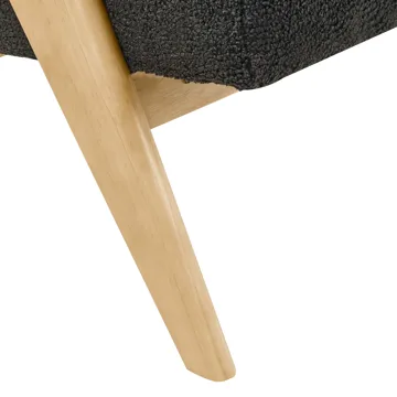 2-sits soffa Tamre - Svart, ljusbrun - Möbler - Vardagsrum - Soffor - 2-sits soffor