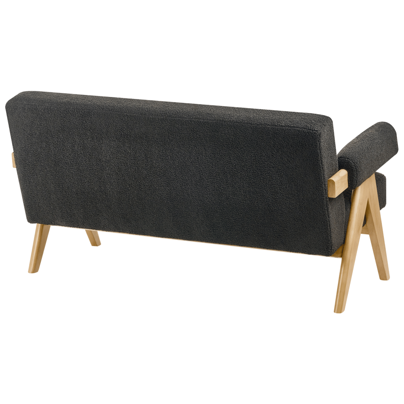 2-sits soffa Tamre - Svart, ljusbrun - Möbler - Vardagsrum - Soffor - 2-sits soffor
