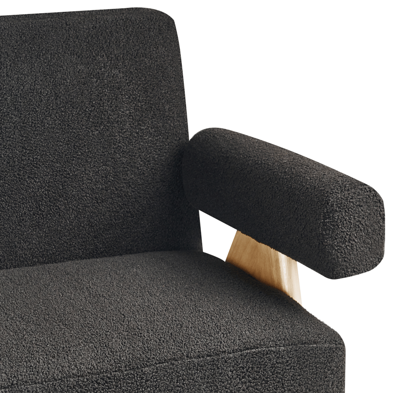 2-sits soffa Tamre - Svart, ljusbrun - Möbler - Vardagsrum - Soffor - 2-sits soffor