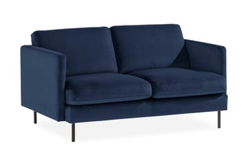 Teodin Sammetssoffa 2-sits - Blå - Möbler - Vardagsrum - Soffor - 2-sits soffor