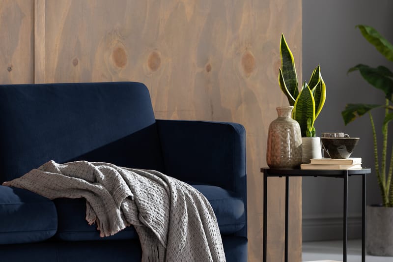 Teodin Sammetssoffa 2-sits - Blå - Möbler - Vardagsrum - Soffor - 2-sits soffor