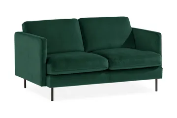 Teodin Sammetssoffa 2-sits - Grön - Möbler - Vardagsrum - Soffor - 2-sits soffor