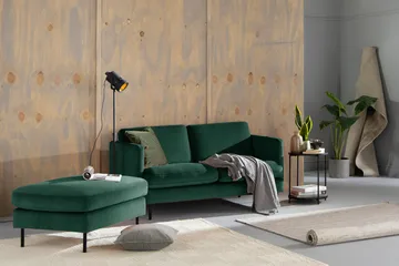 Teodin Sammetssoffa 2-sits - Grön - Möbler - Vardagsrum - Soffor - 2-sits soffor