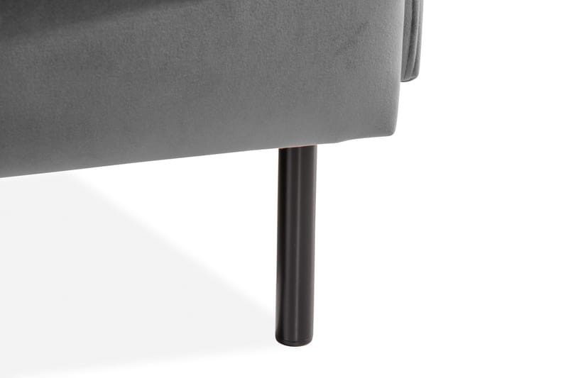 Teodin Sammetssoffa 2-sits - Ljusgrå - Möbler - Vardagsrum - Soffor - 2-sits soffor